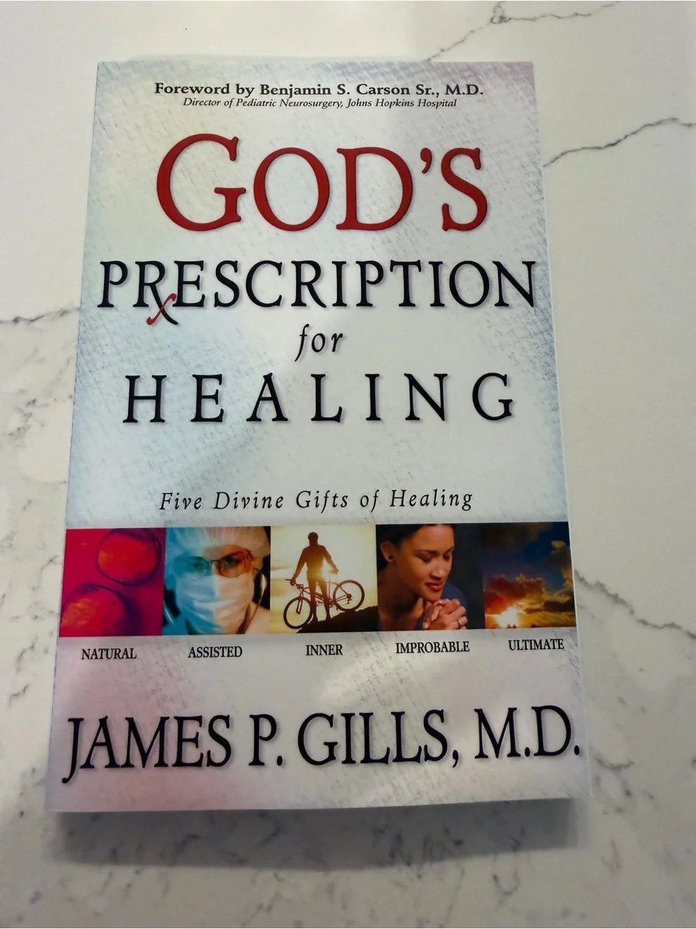 Gods prescription for healing paperback paper back book James gill’s new new new